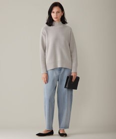 自由区 【洗える】スパングルミドルゲージ ニット