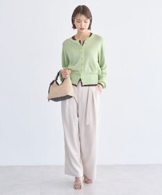 earth music&ecology 【セットアップ対応】アソートツータックベルトパンツ