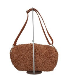 INTER-CHAUSSURES 【ANDREA CARDONE】レザーストラップボアショルダーバッグ