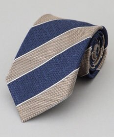 GOTAIRIKU GOTAIRIKU別注【日本製】シルク ネクタイ_レジメンタル