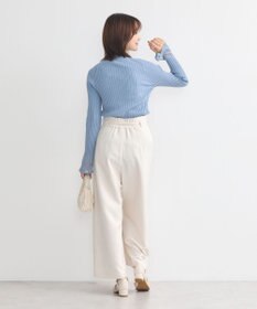 earth music&ecology ベルト付きワイドパンツ