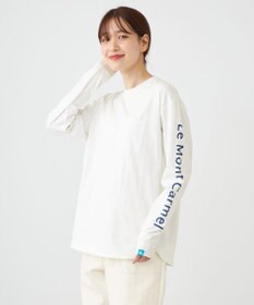 SHARE PARK LADIES 【UNISEX】吸水速乾 ショルダーロゴロングスリーブTシャツ（S・Mサイズ）