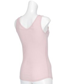 une nana cool 綿100%生地使用 リブ編みコットン タンクトップ