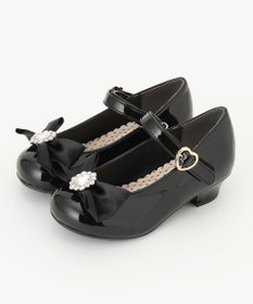 ANY KIDS エナメルヒールパンプス