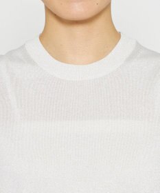 uncrave 【手洗い可】シアー ラメ ノースリーブニット（uncrave STANDARD）