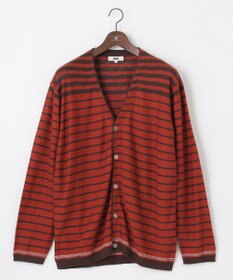 JOSEPH ABBOUD 【キングサイズ・洗える】フランドルリネンボーダーカーディガン