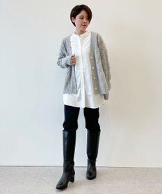 自由区 【洗える】ウールカシミヤブレンド ニットカーディガン