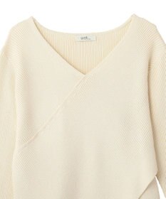 earth music&ecology クロスニットプルオーバー