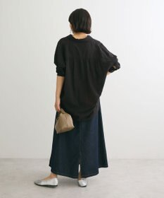 Green Parks インド綿 シアサッカーシャツ