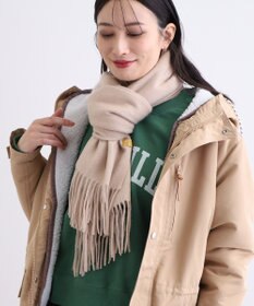 MOONBAT WEB限定【洗える】ミエル (miel) カシミヤ100％ 無地ストール