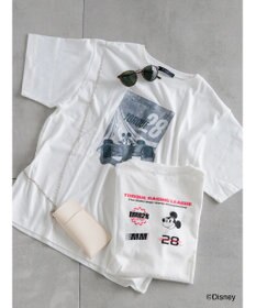 Te chichi 【Disney】MICKEY/ロゴプリントTシャツ