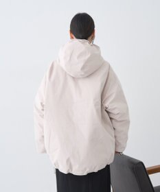 earth music&ecology フーデットパファーコート