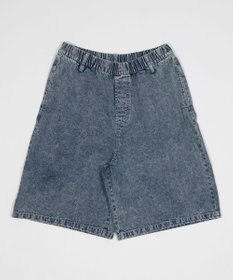 WEGO 【ウエストゴム/SMLサイズ展開】イージーコットンハーフパンツ