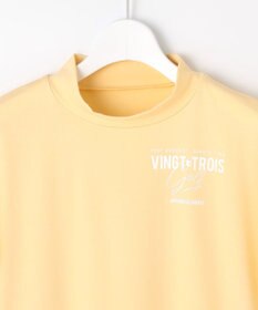 23区GOLF 【WOMEN】フレンチスリーブストレッチモックネック