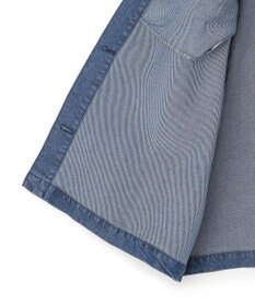 ICB L ナチュラルソフトデニム クロップドジャケット