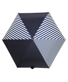 +RING 【簡単/便利】UNISEX 自動開閉式 折傘58cm NVY-STP T1238