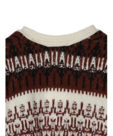 AMERICAN HOLIC フェアアイル柄ニットカーディガン