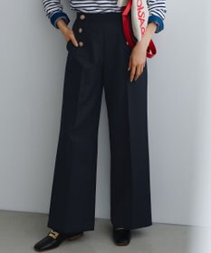 23区 L 【VERY・Oggi掲載】TWギャバジン ワイドパンツ ネイビー系