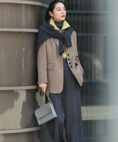 組曲 【前後着用可 / 加藤ローサさん着用】スムースストレッチタートル ニット