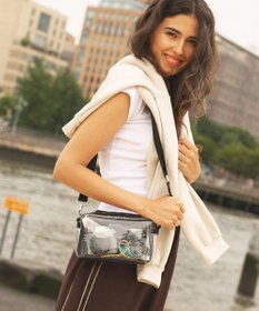 LeSportsac CLEAR E/W PHONE CROSSBDY/クリアオニキス