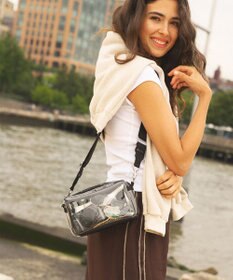 LeSportsac CLEAR E/W PHONE CROSSBDY/クリアオニキス