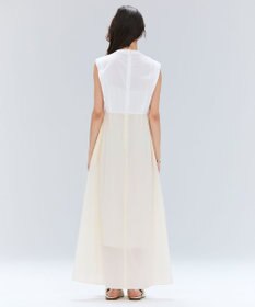 BEIGE， 【洗える/セットアップ対応】SPIGA / ジャージーコンビフレアワンピース