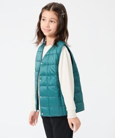 UNFILO 【120-150cm】TAION Vネック ダウンベスト(UNISEX)