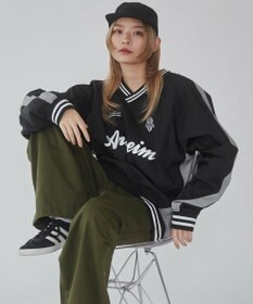WEGO 【ユニセックス着用ITEM】ナイロングラフィックプルオーバー
