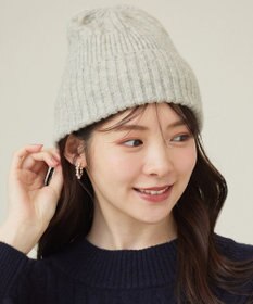 ANY SIS リブカラーミックス ニット帽