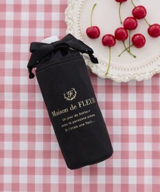 Maison de FLEUR 【保冷機能付き】サテン巾着ボトルケース