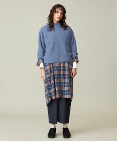J.PRESS YORK STREET 【WOMEN】ウールカシミヤ ボトルネックショートニット