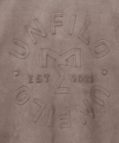 UNFILO MENS 【男女兼用】クリーンスエード エンボスロゴ クルー