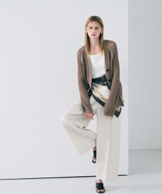 uncrave メッシュニット カーディガン