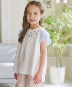 組曲 KIDS 【110-140㎝】 petit fleur エンブロイダリーチュニック