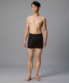 WACOAL MEN トランクス 天然由来繊維（混） しっとりなめらかな肌ざわり ニット素材 前開き GT7802 /ブロス バイ ワコールメン