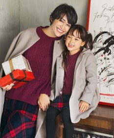 ANY KIDS 【手洗いOK】ウールライクコート