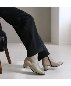 Pointer 本革スエードコンビショートブーツ