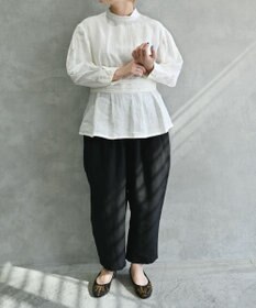 muuc イラカ柄刺繍のバレエシューズ