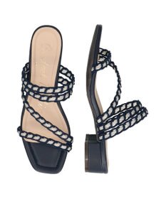 Bridget Birkin 【Bridget Birkin】キラキラ編み込みサンダル