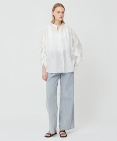 BEIGE， LILAC / シアーブラウス