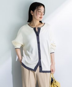 Green Parks アンチピリング前後２Ｗａｙニットカーディガン