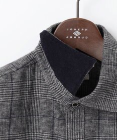 JOSEPH ABBOUD 【キングサイズ・柔らかな肌触り】 オーガニックラフィ グレンチェックシ ャツ