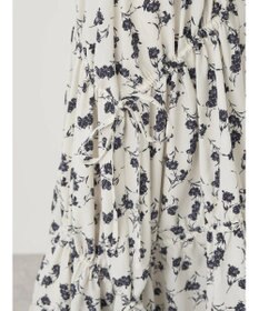 earth music&ecology ドロストギャザーフレアスカート