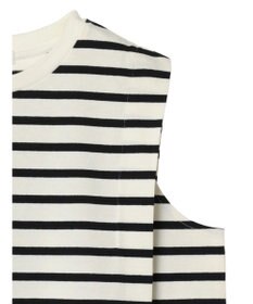 earth music&ecology ボクシーノースリーブチュニック