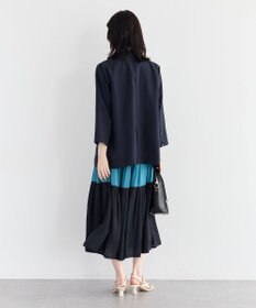 YECCA VECCA マシンウォッシャブルリネンライクジャケット