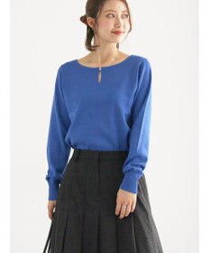 Te chichi スクエアチャームキーネックプルオーバー