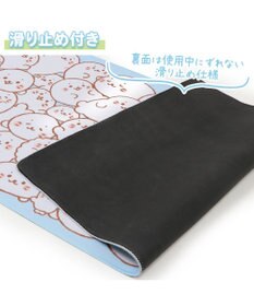 Mother garden しろたん つみつみ柄 デスクマット マウス対応 89.5×39cm