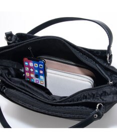 Y'SACCS ポーチ付きモノグラム2WAYトート