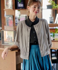 Tiaclasse L 【洗える】パフスリーブシャツブラウス