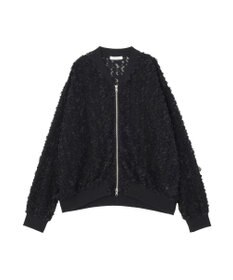 Green Parks フラワー柄チュールブルゾン